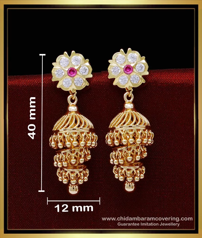 Shop Gold Earrings Designs In 2 To 5 Grams Online At Best Prices