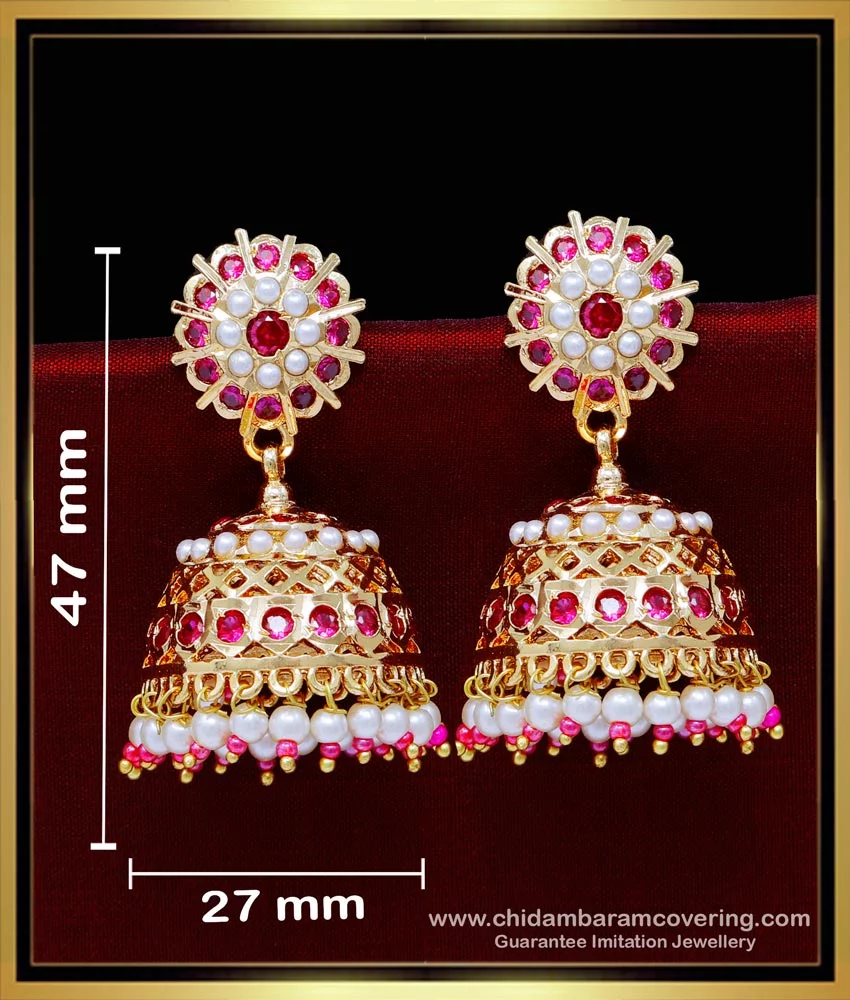 Cz jhumkas clearance online shopping