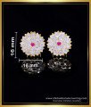 impon earrings designs, impon earrings online shopping, 2 gram gold earrings daily use with price, Impon Kammal, impon stone earrings, Impon stone earrings price, stud earrings for women, yellow gold earrings for women, 2 gram gold earrings new design, stud earrings gold