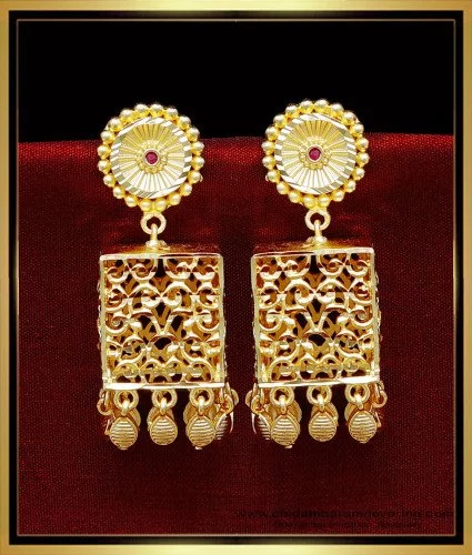 Buy Kerala Simple Gold Jimikki Kammal Designs For Women