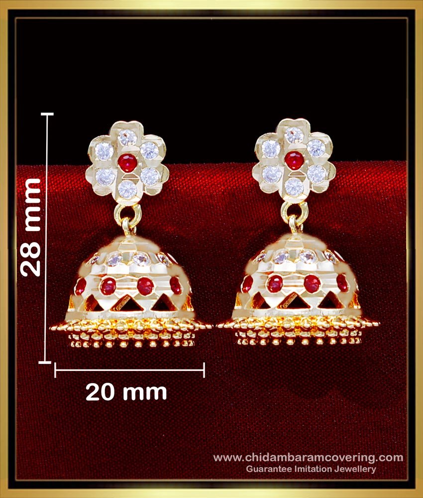 Impon Jewellery online shopping, impon earrings designs, impon stud earrings, impon earrings online shopping, impon earrings jhumka, impon jewellery, jhumka earrings, jhumka earrings gold, Jhumka earrings gold design, Bridal Jhumka Earrings Gold