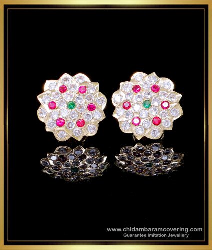 ERG2143 - Beautiful Multi Stone Affordable Stud Earrings Online