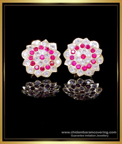 ERG2144 - Gold Stud Earrings Designs for Daily Use Impon Jewellery