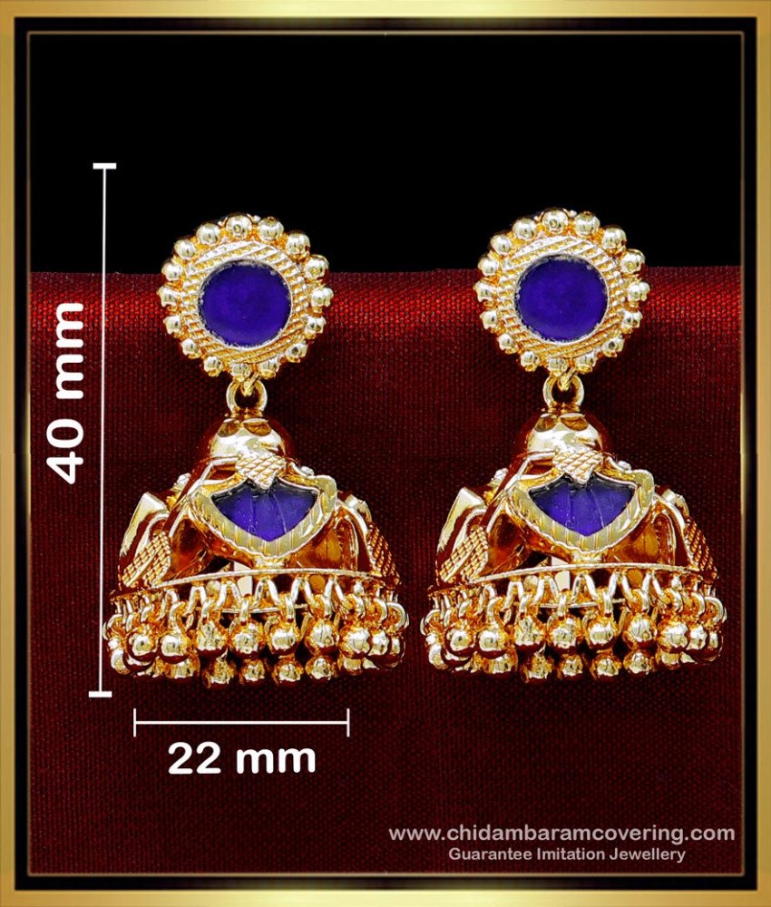 gold plated palakka jimikki kammal