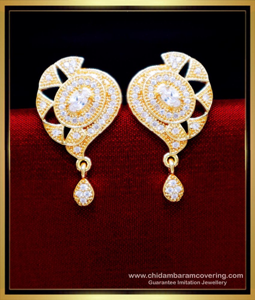 stylish gold earrings designs for girls