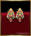 earring stud design gold