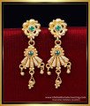 1 gram gold plated earrings, 