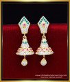 Bridal gold jhumka design