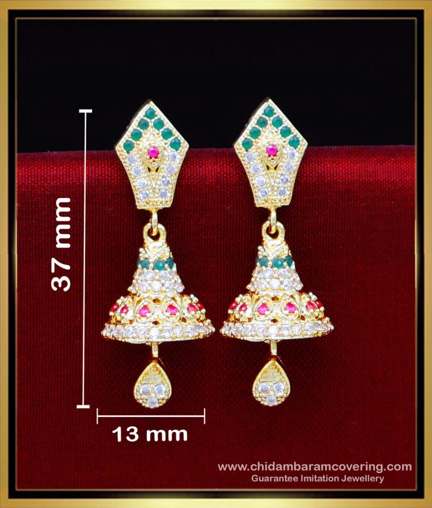 Bridal gold jhumka design