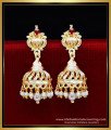 pearl jhumkas gold designs