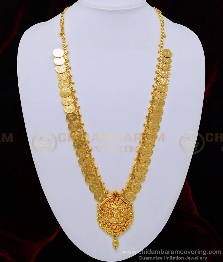 Lakshmi devi gold deals haram designs