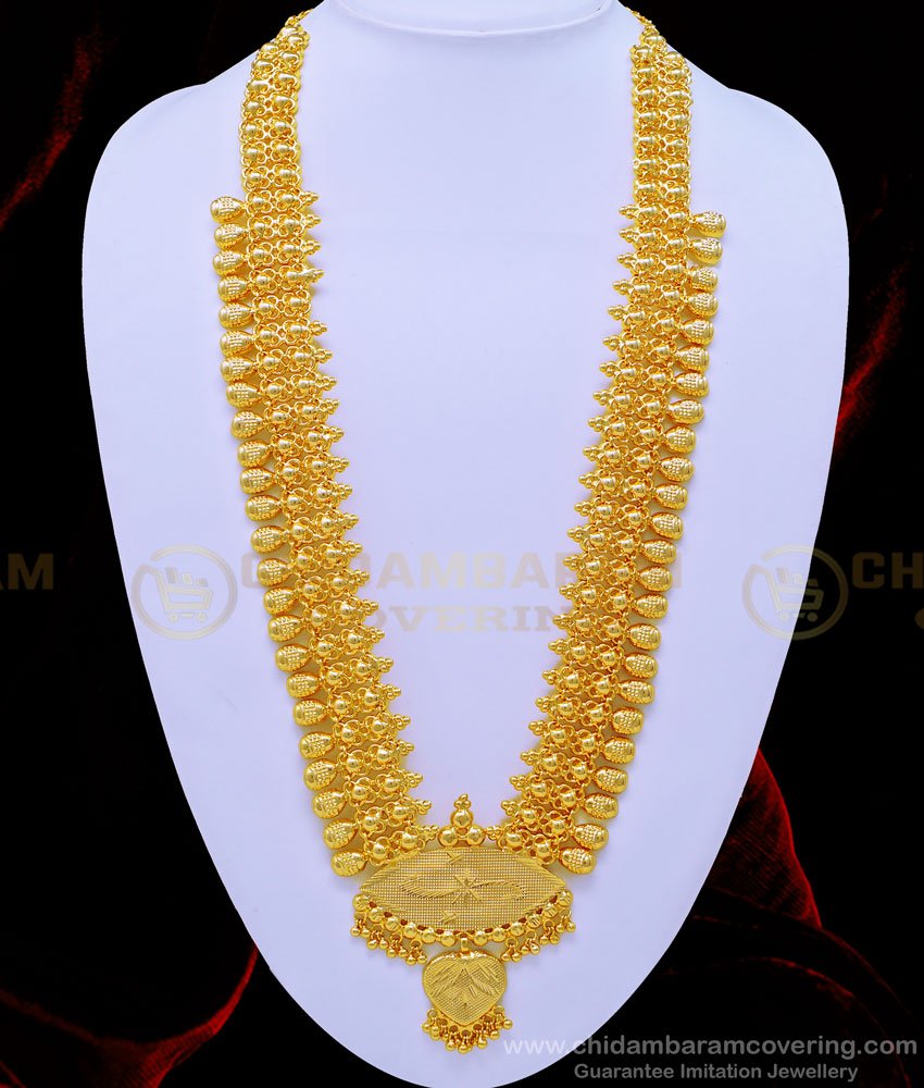 kerala jewellery, kerala imitation jewellery, one gram gold jewellery, gold covering jewellery, gold haram, haram with price, show mala gold, Kerala haram, Kerala mango haram 