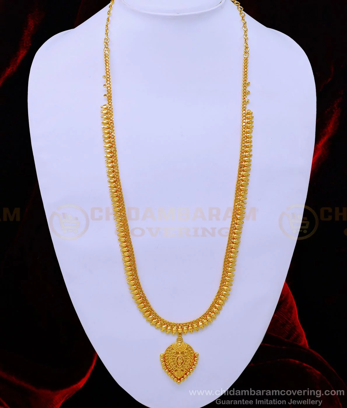 Long simple sale gold necklace