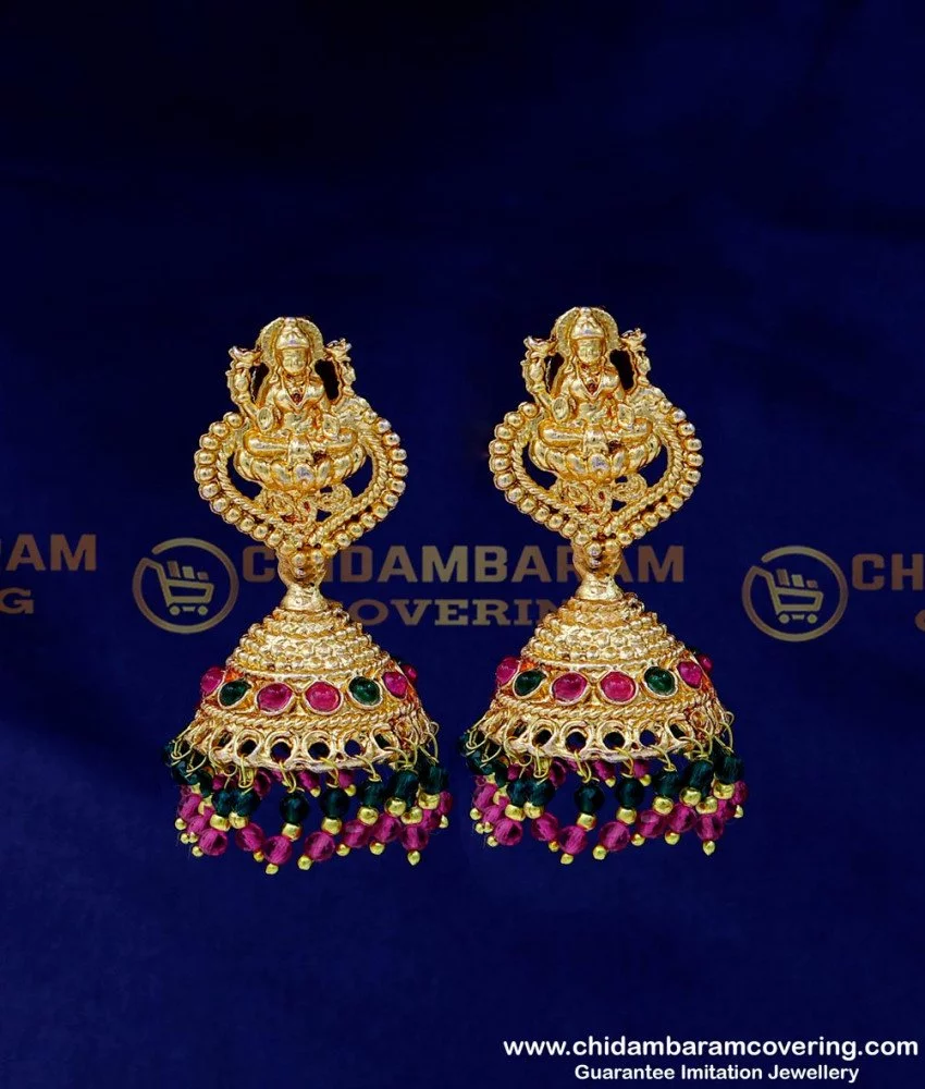 Mandakini , Matte Gold Finish Bridal Jewellery Set for Women