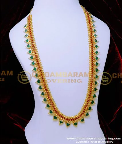 Green stone deals gold haram designs