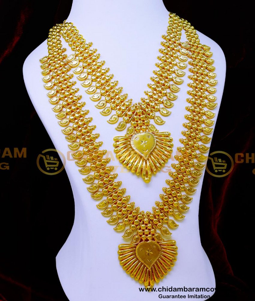 traditional plain gold mango haram designs, kerala jewellery, kerala jewellery set, kerala jewellery set gold, Kerala jewellery online, kerala haram designs, kerala haram set, kerala haram necklace, kerala long haram designs, kerala haram covering, kerala haram designs with price, kerala model haram