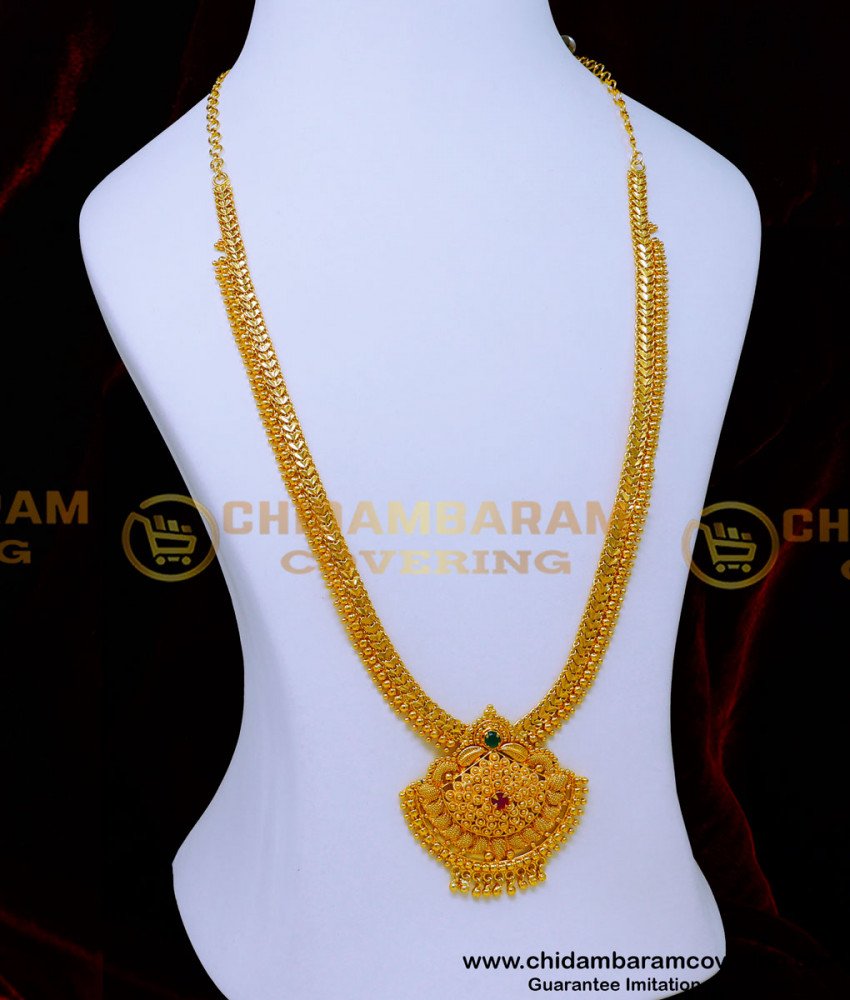 gold haram designs, haram models gold, Aaram Gold new Design, Aaram New Design, yellow gold haram designs, latest haram designs, haram designs gold latest, Long Haram designs Gold Latest, haram designs gold, gold plated haram design