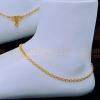 1 gram on sale gold anklets