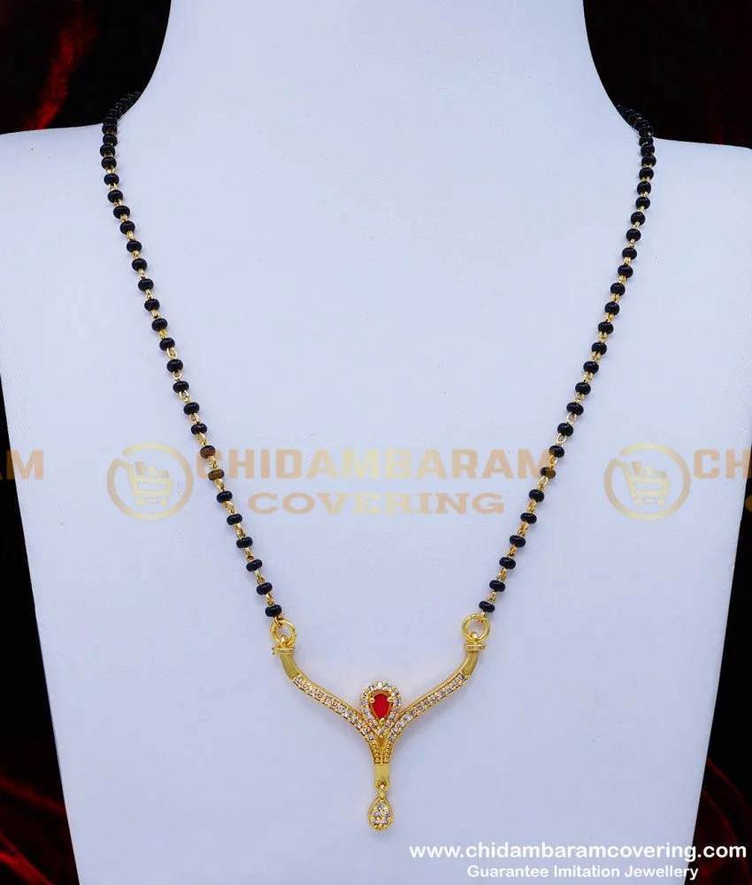 Indian mangalsutra design in on sale gold