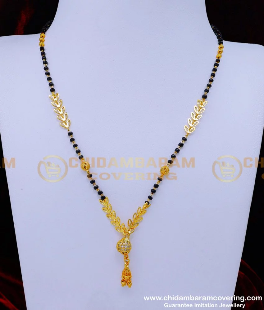 Simple daily wear hot sale gold mangalsutra