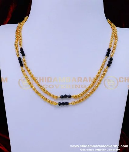 Single mani mangalsutra on sale design