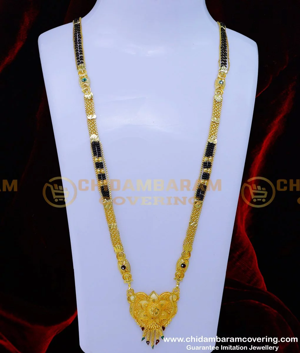 Waman hari pethe long deals mangalsutra designs with price