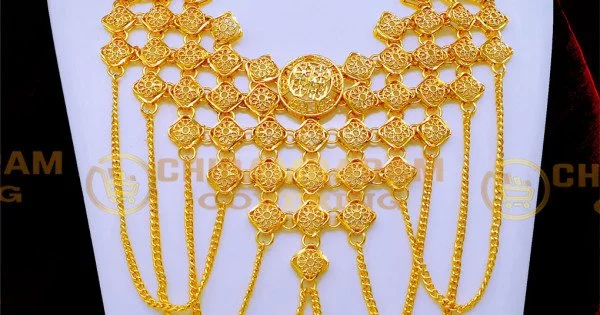 24k Gold Plated African Arab Dubai Jewelry Necklace,Stud Earrings Indian  Kundan | eBay
