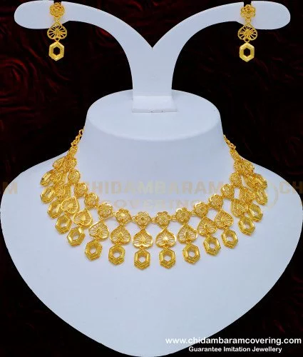 Arabic gold necklaces designs In light weight-The Fashion Plus - YouTube