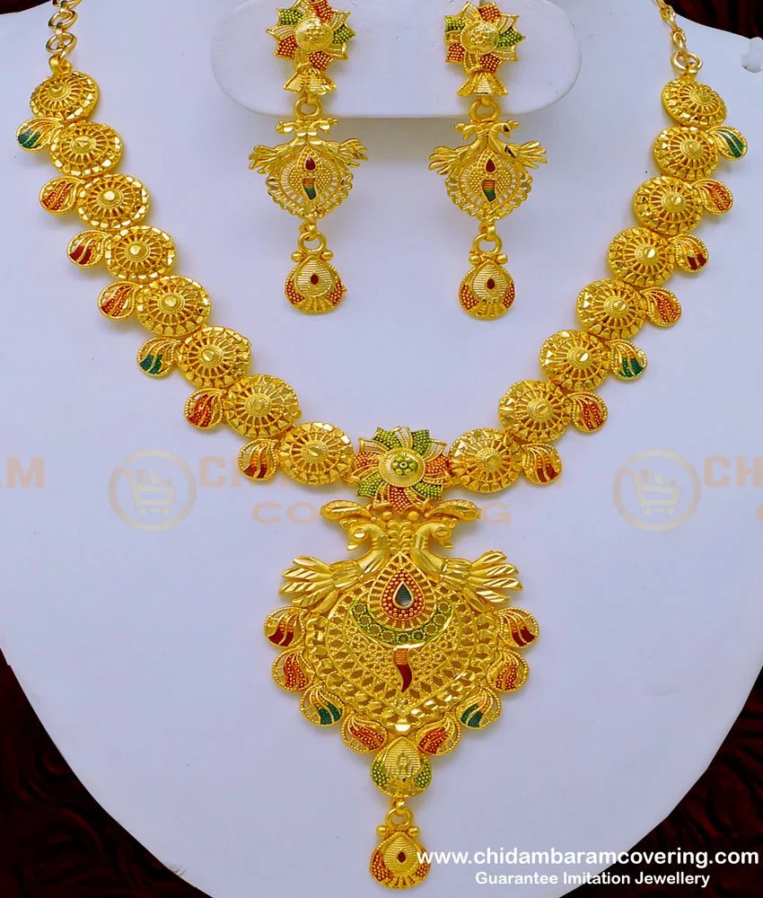 Top 999+ images of gold necklace sets – Amazing Collection images of ...