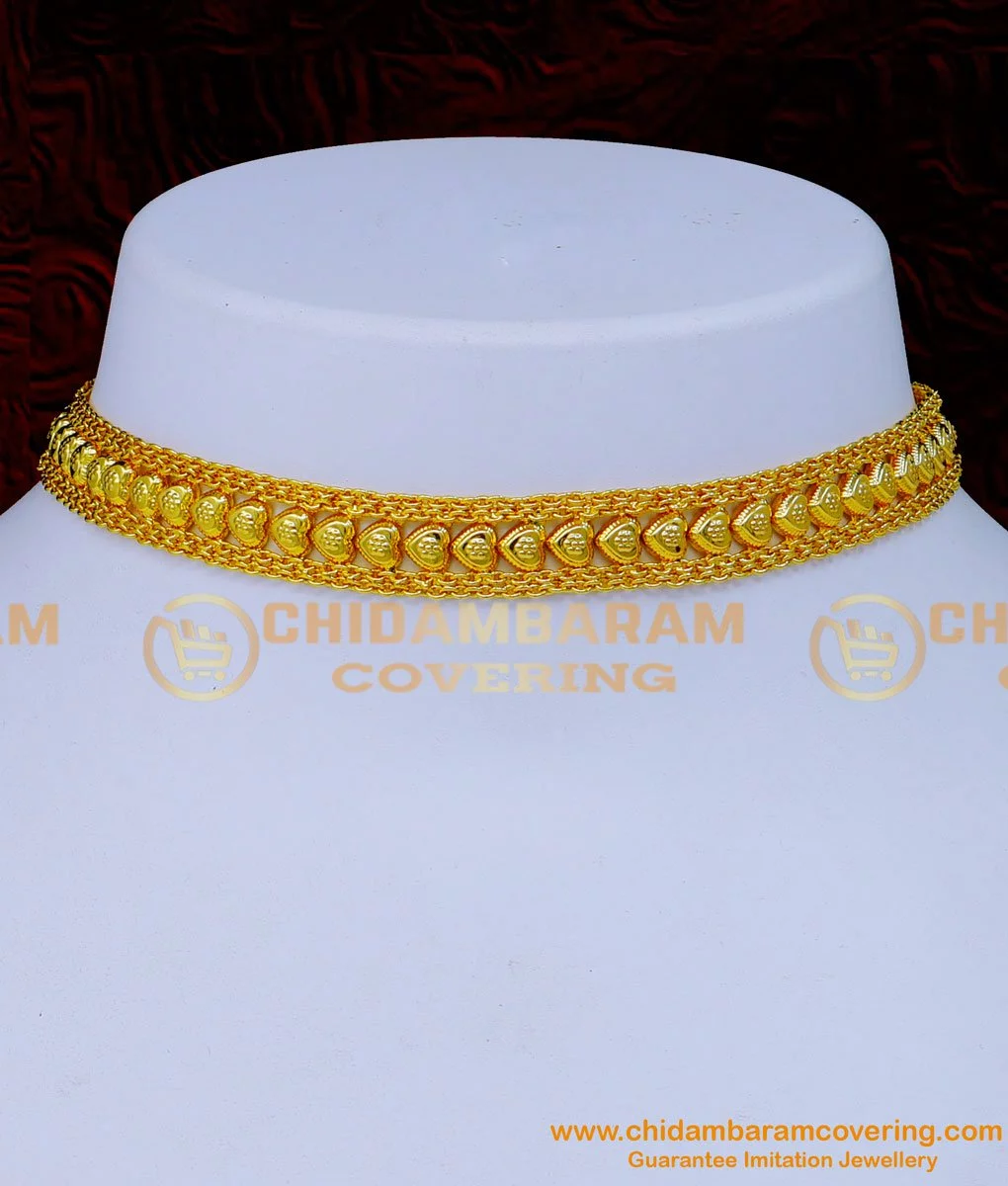 Italian Gold Double Strand Choker Necklace in 14K Gold - 16