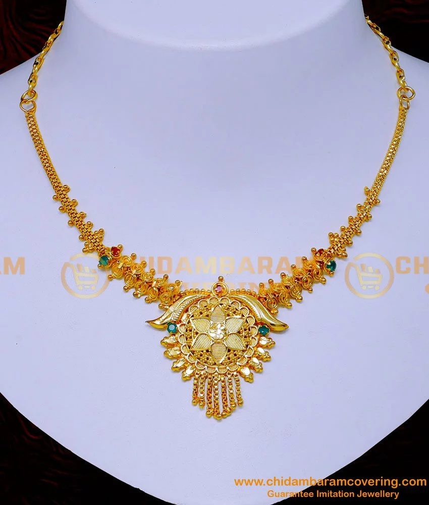 Buy Gold Choker Necklace Sets for Women Online - Candere by Kalyan Jewellers