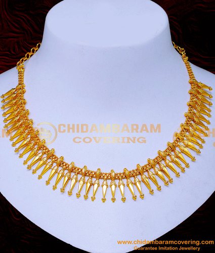 NLC1487 - Latest Mullamottu Mala Wedding Gold Necklace Designs