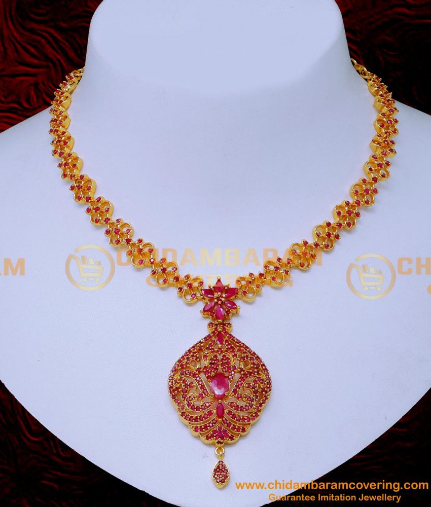 Gold Plated Necklace Design