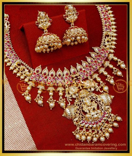 NLC1562 - Premium Quality New Antique Necklace Designs Online