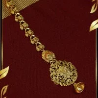 One gram gold maang deals tikka online