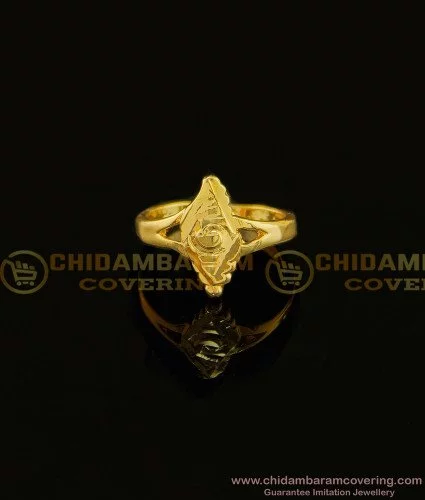 Manufacturer of 22kt plain gold flower design casting ring for women plr-3  | Jewelxy - 102108