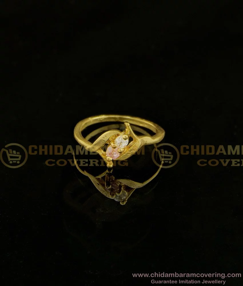 1 GRAM GOLD DIAMOND RING FOR MEN DESIGN A-577 – Radhe Imitation