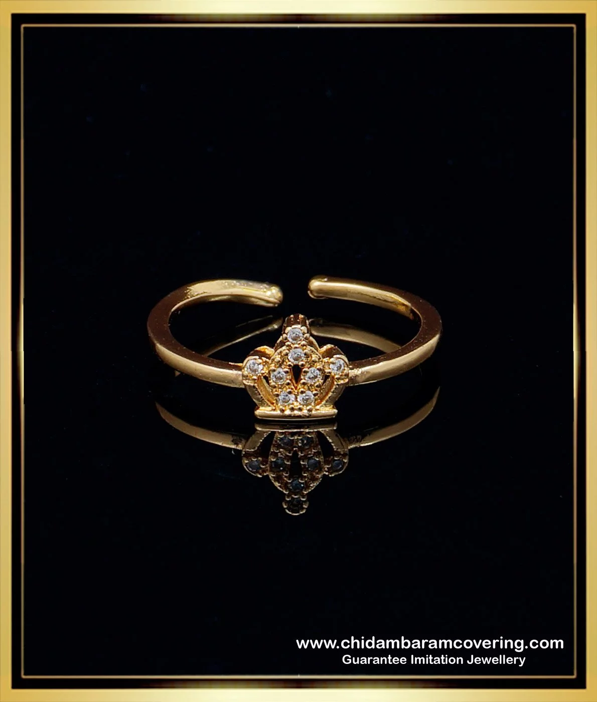 A N Enterprises Silver & Golden Love Heart Ring Creative Design Ring Unique  Ring Gift for Unisex