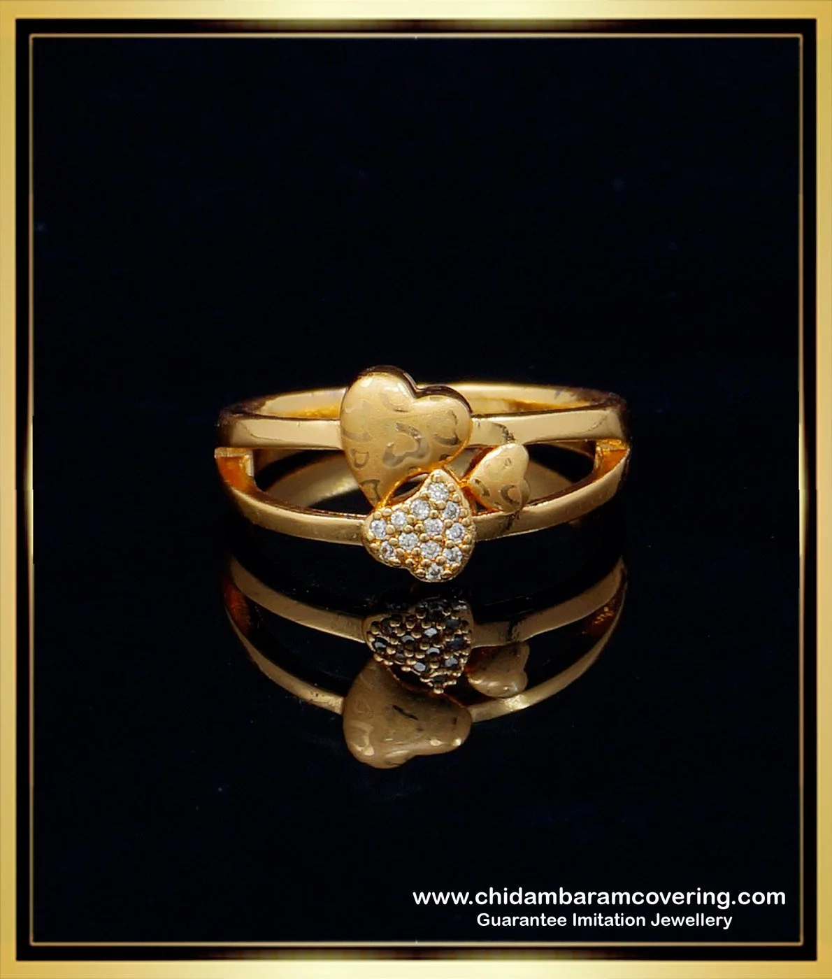 Buy online Gold Metal Finger Ring from fashion jewellery for Women by  Karatcart for ₹1699 at 50% off | 2024 Limeroad.com