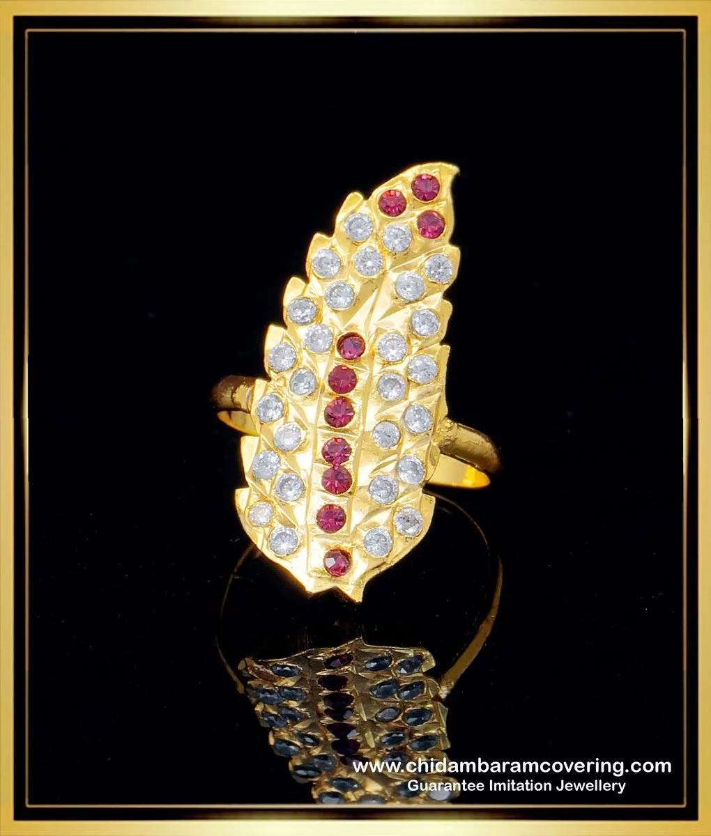 Round Women's Leaf Design 14k Gold Diamond Ring For Ladies, Weight: 2.01gm  at Rs 12600 in Surat