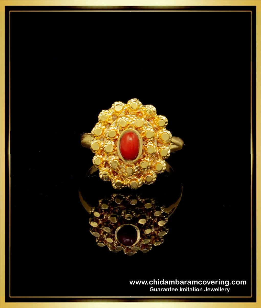 Bhima Jewellers 42K Yellow Gold ring for Women, 2.86 g : Amazon.in: Fashion