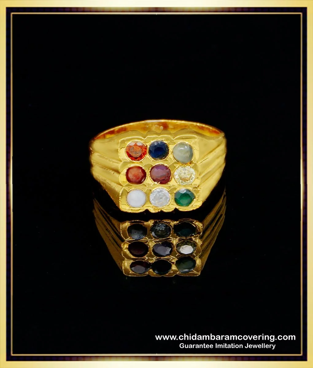 Buy Vaibhav Jewellers 18K Navratna Ring 148DG9442 Online from Vaibhav  Jewellers