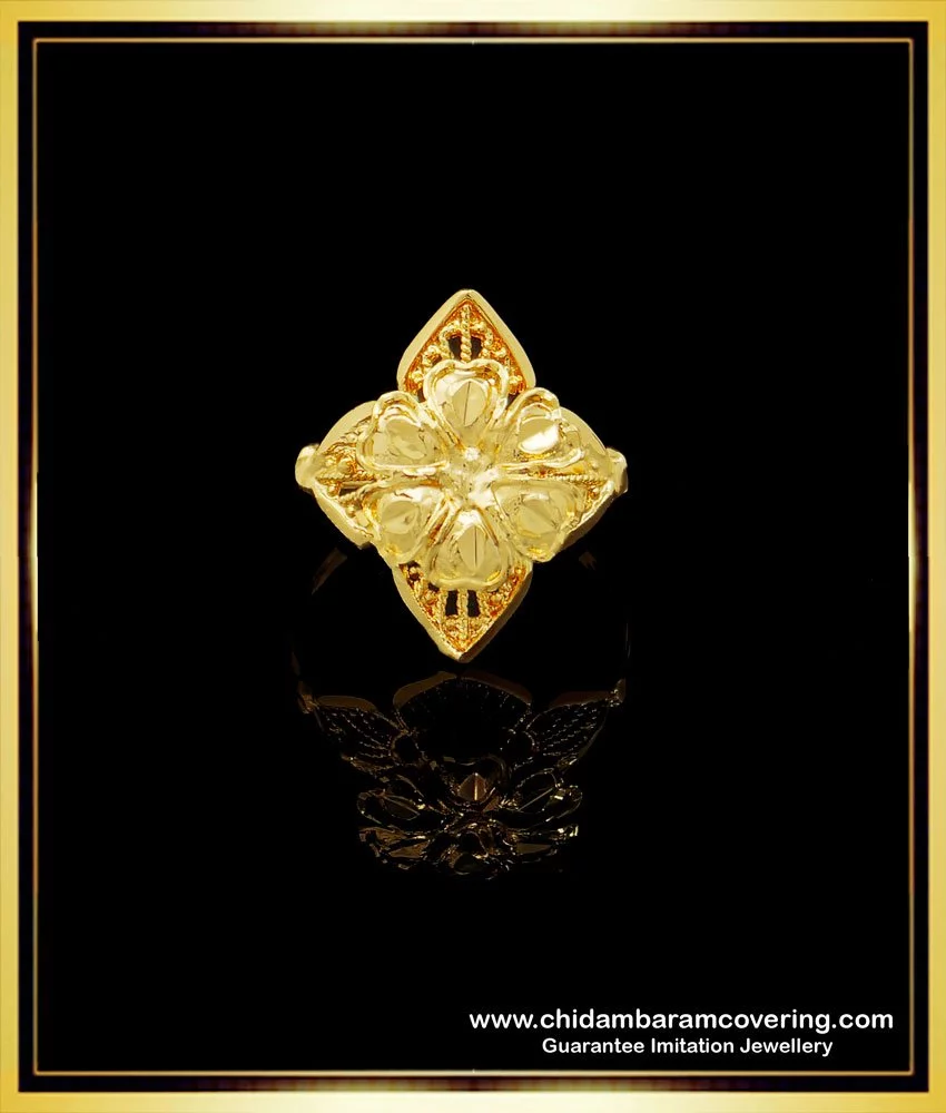 Dhruvan 1 Gram Gold Plated Ring-MGR (16) : Amazon.in: Jewellery