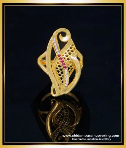 22K Gold Plated Indian 3 Pc Combo Flower Wedding Adjustable Finger Ring  ja649 | eBay