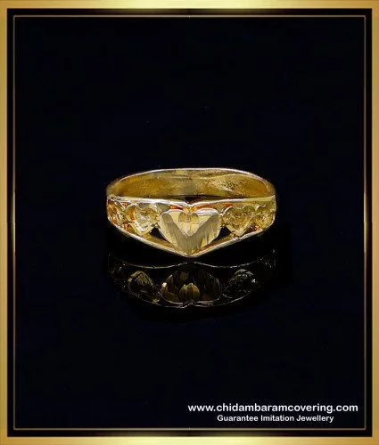 22k Plain Gold Ring JGS-2212-08012 – Jewelegance