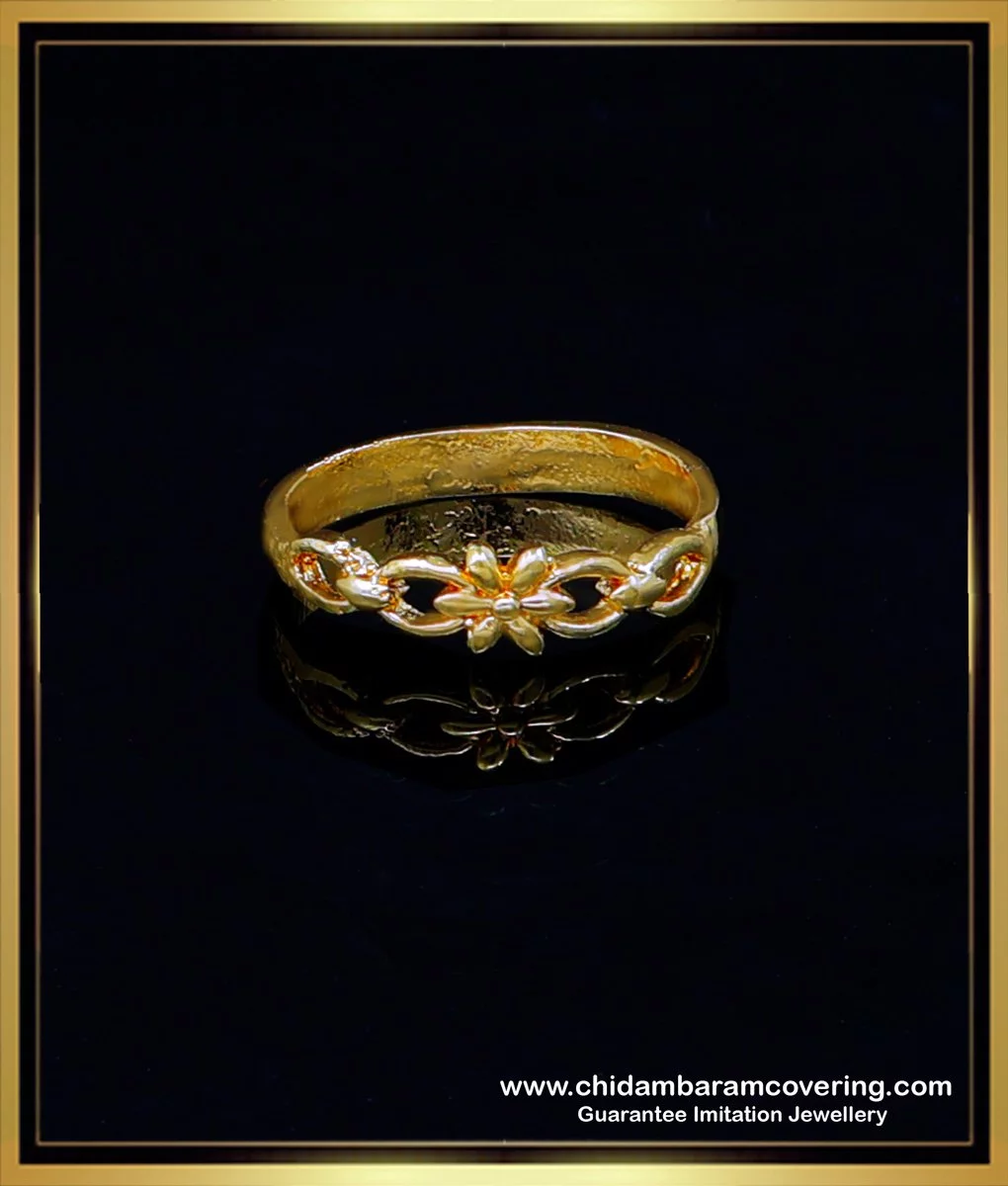 The Daisy Fancy Gold Ring For Women With Casting (Emerald) – Welcome to  Rani Alankar