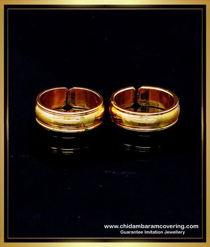 RNG451 - Five Metal Metti Bridal Wear Toe Ring Gold Design Online