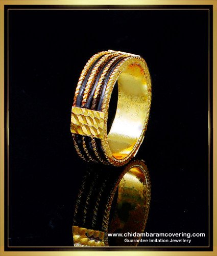 RNG460 - Gold Model Daily Wear Elephant Hair Ring Designs for Male