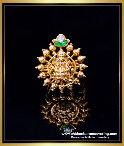 RNG482 - South Indian Antique Jewellery Lakshmi Design Ladies Ring