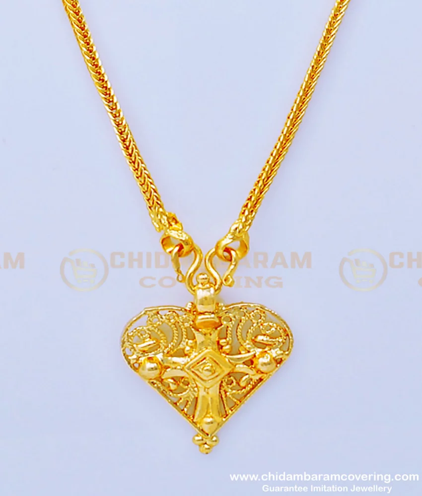 Buy Christian Wedding Cross Dollar Mangalyam One Gram Gold ...